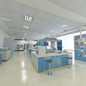 Full Chemical Laboratory 3D model