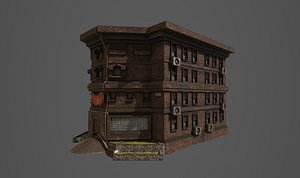 3D model university school