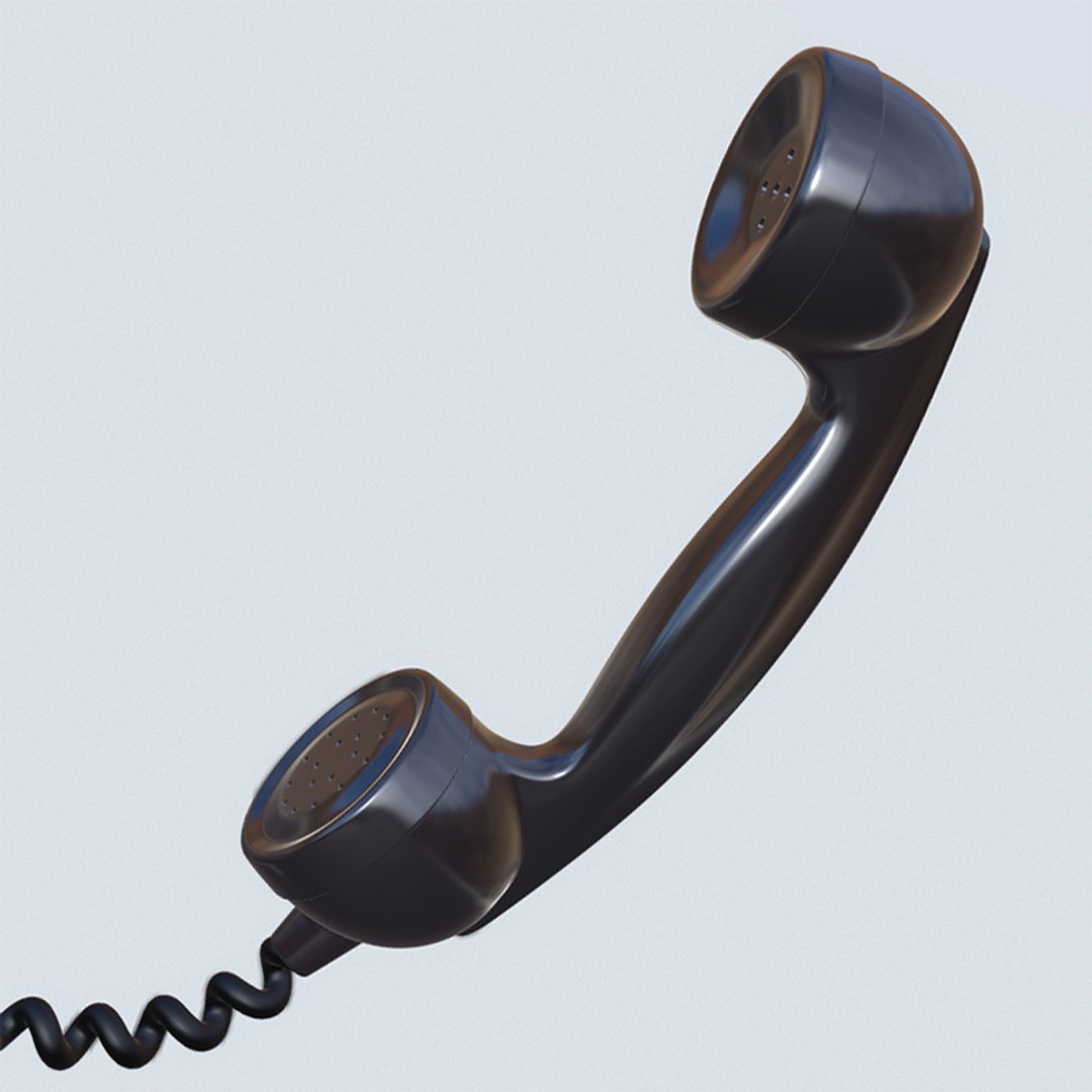 3d Model Phone Cord