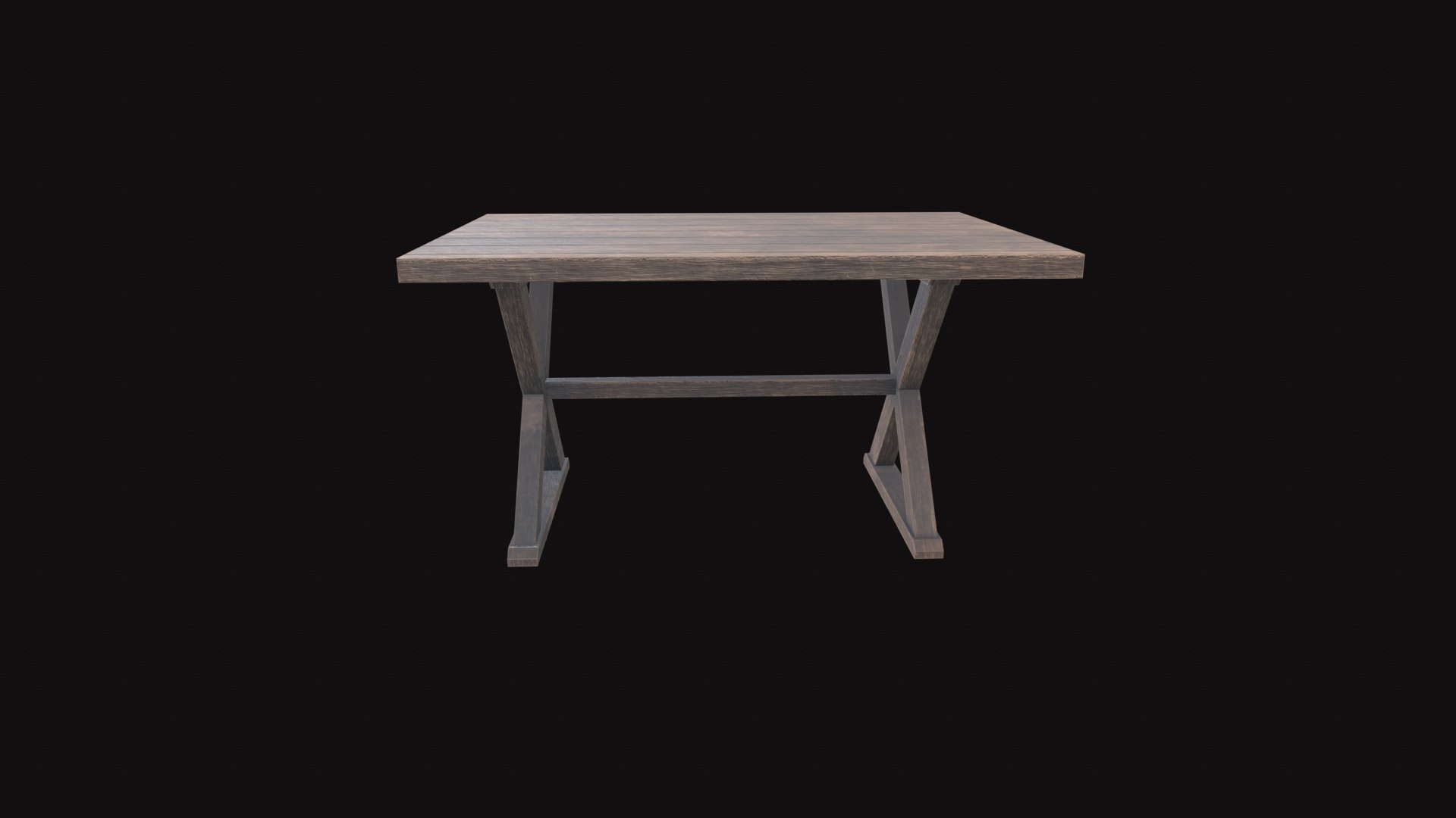 Medieval Table 3D Model - TurboSquid 2318165