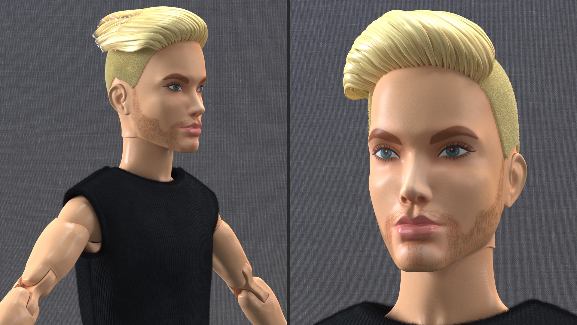 Barbie Ken GTD90 Dressed T-pose Fur model https://p.turbosquid.com/ts-thumb/74/DEnzjs/bG/barbiekengtd90dressedtposefur3dmodel007/jpg/1653500323/1920x1080/fit_q87/37a23450e78ce1e7575449d72ba77d74e74c2029/barbiekengtd90dressedtposefur3dmodel007.jpg