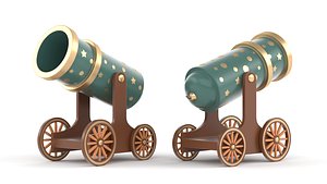 3D model Circus Cannon