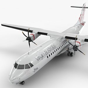 ATR 72 VIRGIN AUSTRALIA L1656 3D model