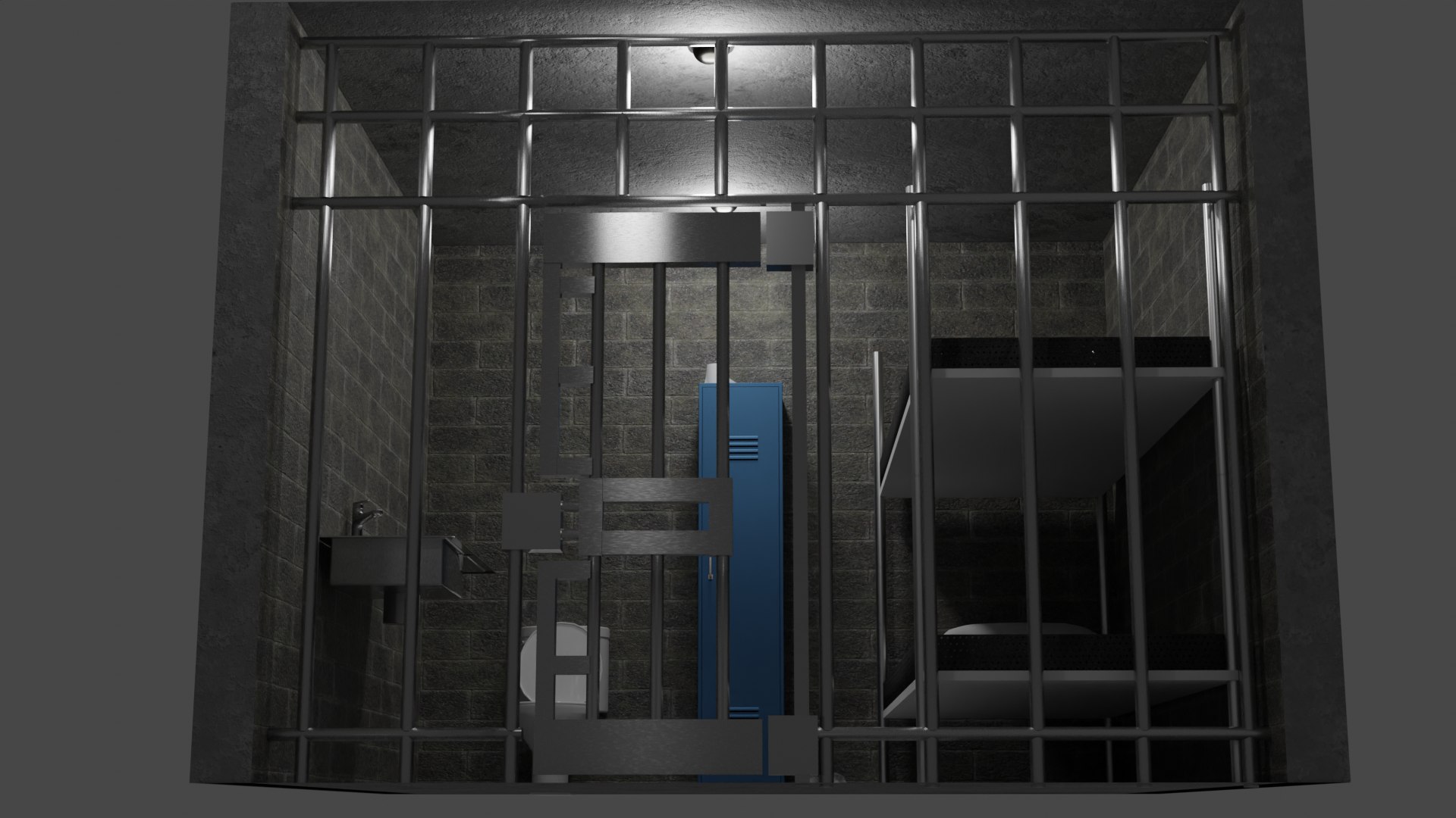 3D Prison Cell Completed Model - TurboSquid 1869809