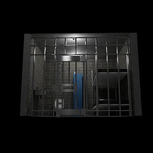 3D Prison Cell Completed model