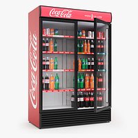 Coca-Cola Commercial Fridge
