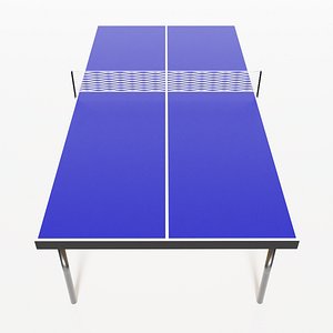 3D Realistic 3D Ping Pong Table Model