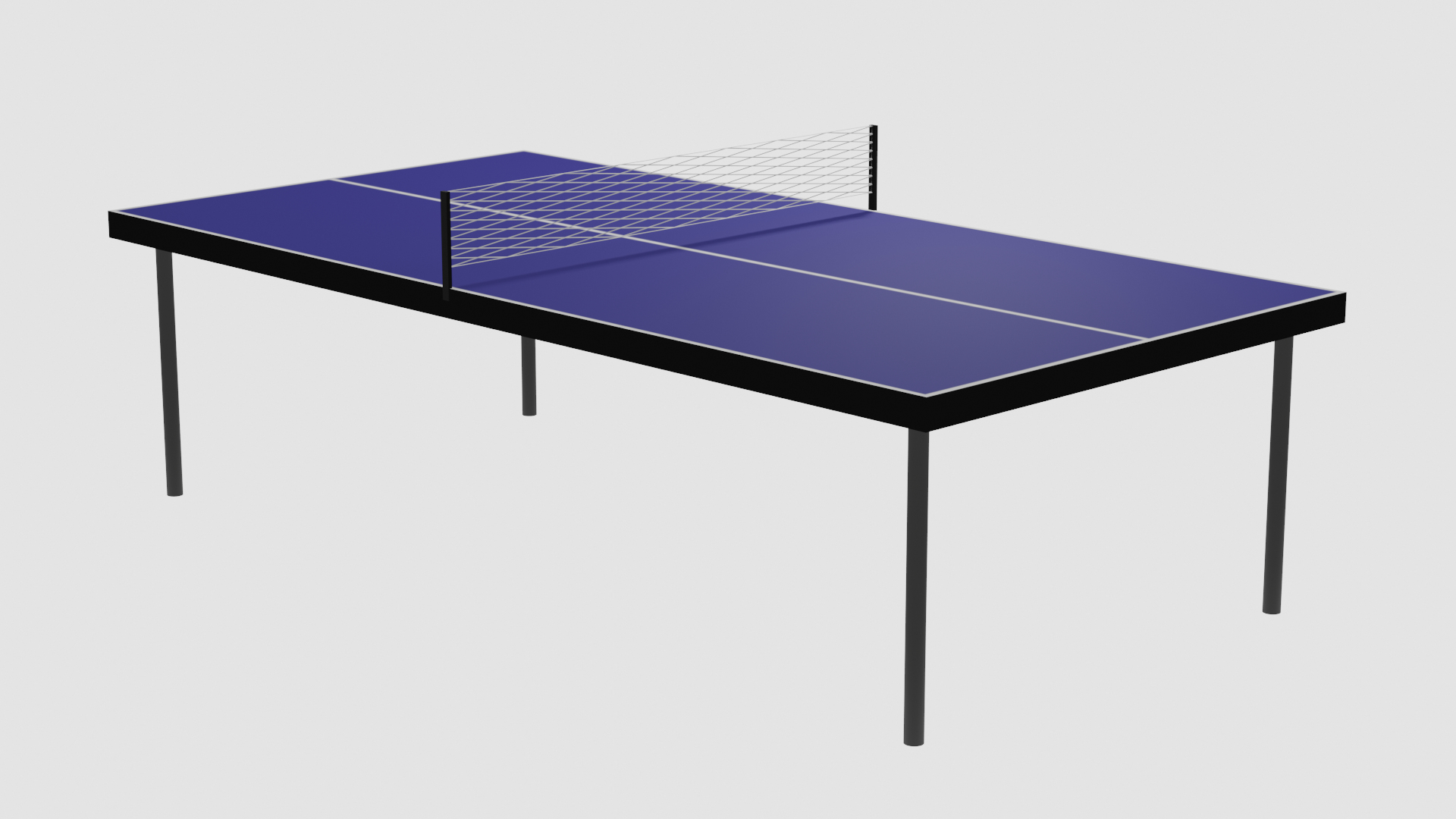 3D Realistic 3D Ping Pong Table Model TurboSquid 2091095