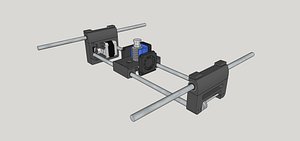 3D Kinematics for designing a 3D printer 300x300x300 mm