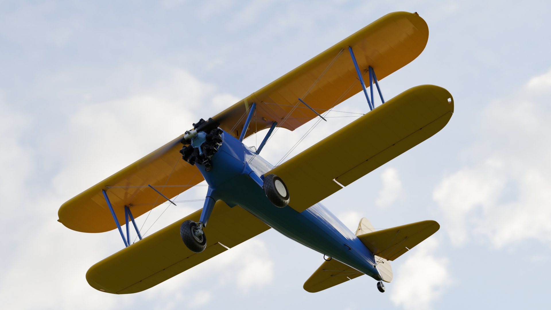 Boeing Stearman 3D model https://p.turbosquid.com/ts-thumb/74/YVnzP5/Vy/boeingstearmansky1/png/1683718266/1920x1080/fit_q87/841649019b5eb8444427475e4f9281f53e947b6f/boeingstearmansky1.jpg