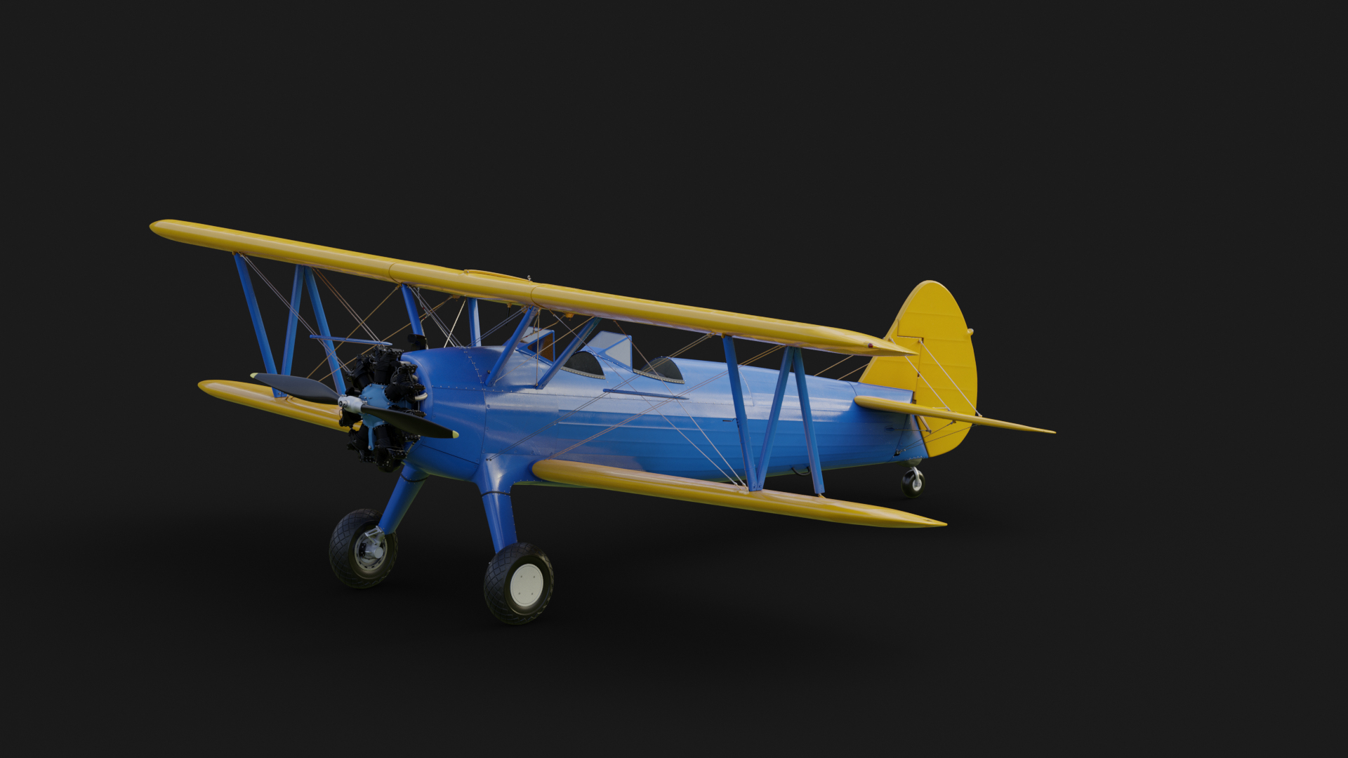 Boeing Stearman 3D Model - TurboSquid 2068476