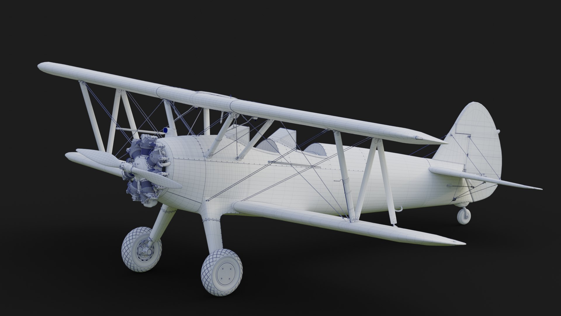 Boeing Stearman 3D model - TurboSquid 2068476