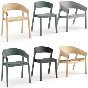 3D model cover chair muuto