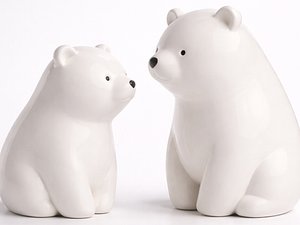 3D Minimalist bear figurines - 3D Print model model