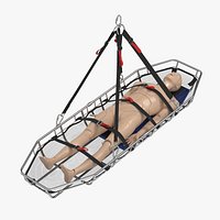 Air Rescue Stretcher with Manikin
