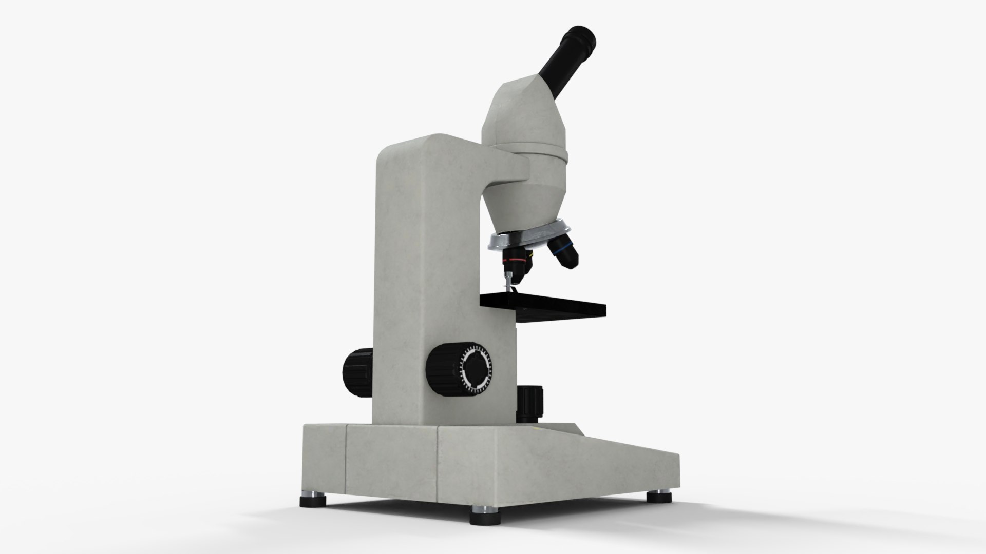 3D Microscope Medical Prop Low-poly 3D Model - TurboSquid 2408987