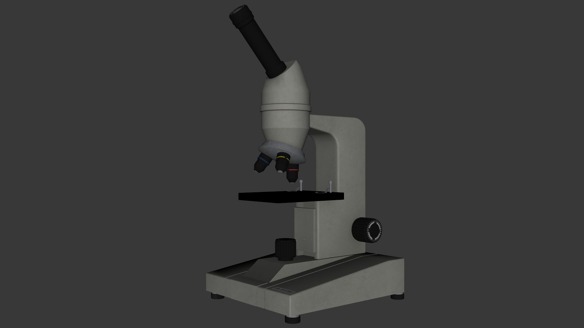 3D Microscope Medical Prop Low-poly 3D Model - TurboSquid 2408987