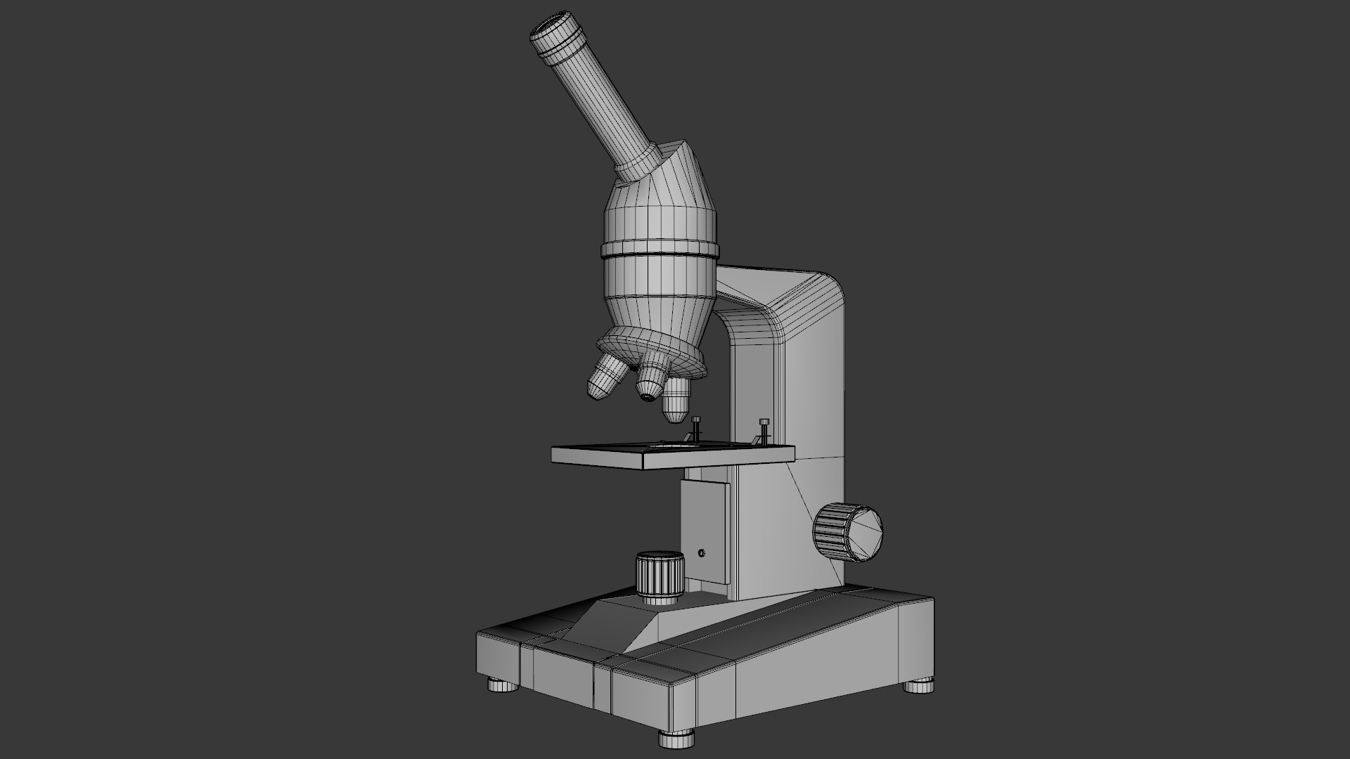 3D Microscope Medical Prop Low-poly 3D Model - TurboSquid 2408987