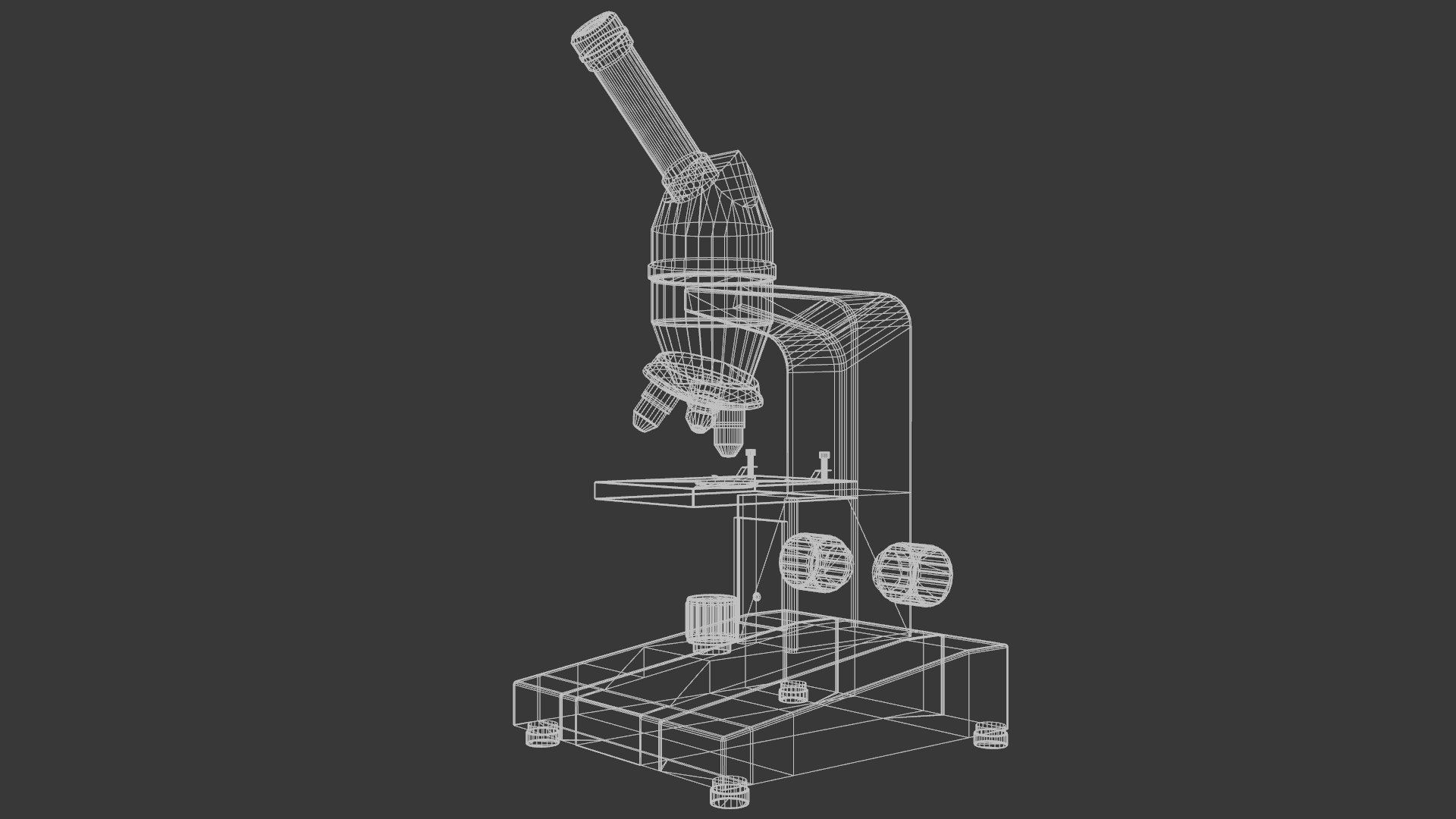 3D Microscope Medical Prop Low-poly 3D Model - TurboSquid 2408987