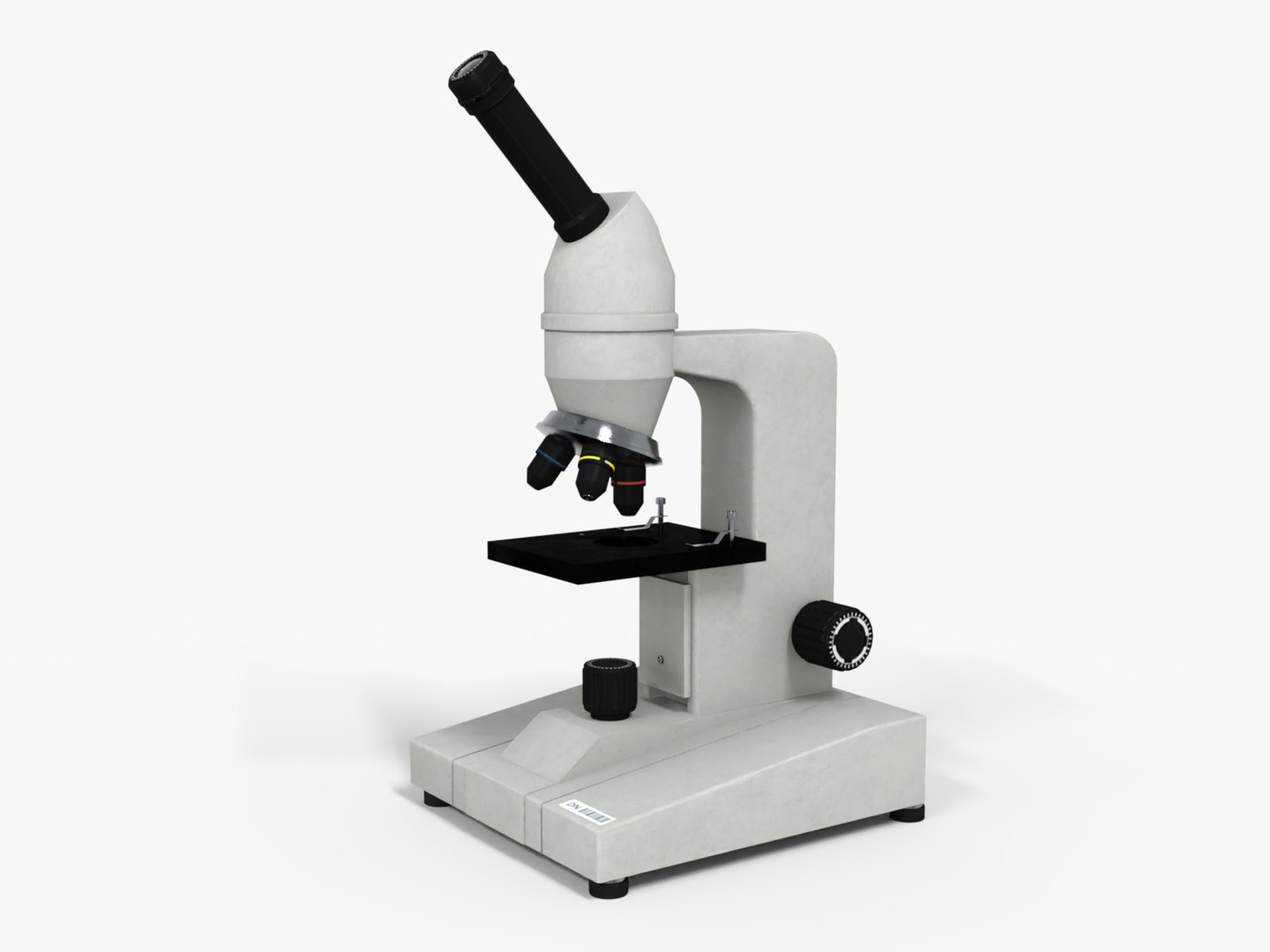 3D Microscope Medical Prop Low-poly 3D Model - TurboSquid 2408987