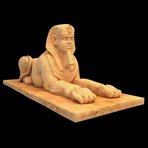 Ancient Egyptian Sphinx 3D model