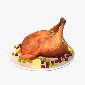 Thanksgiving Turkey Plate model