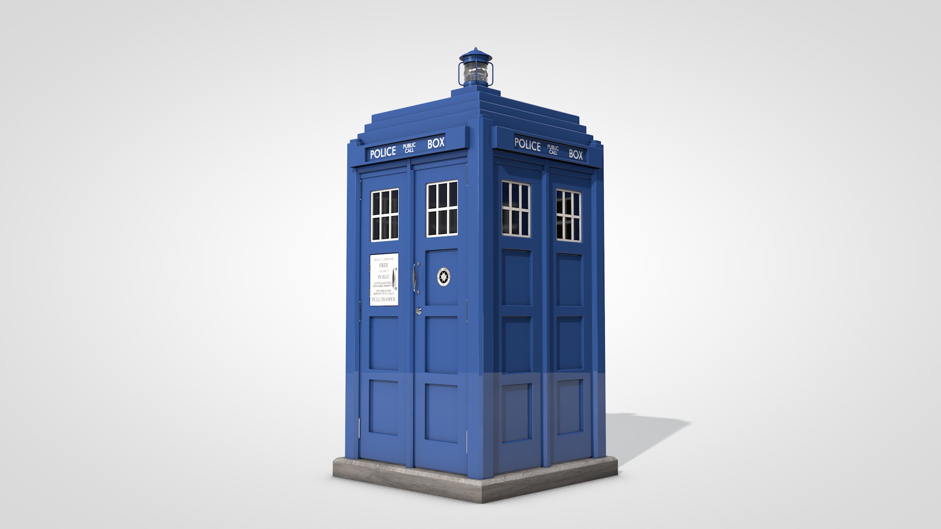 Dr Tardis 3D - TurboSquid 1309181