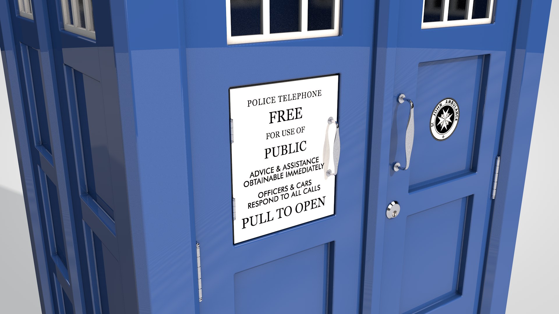 Dr Tardis 3D - TurboSquid 1309181
