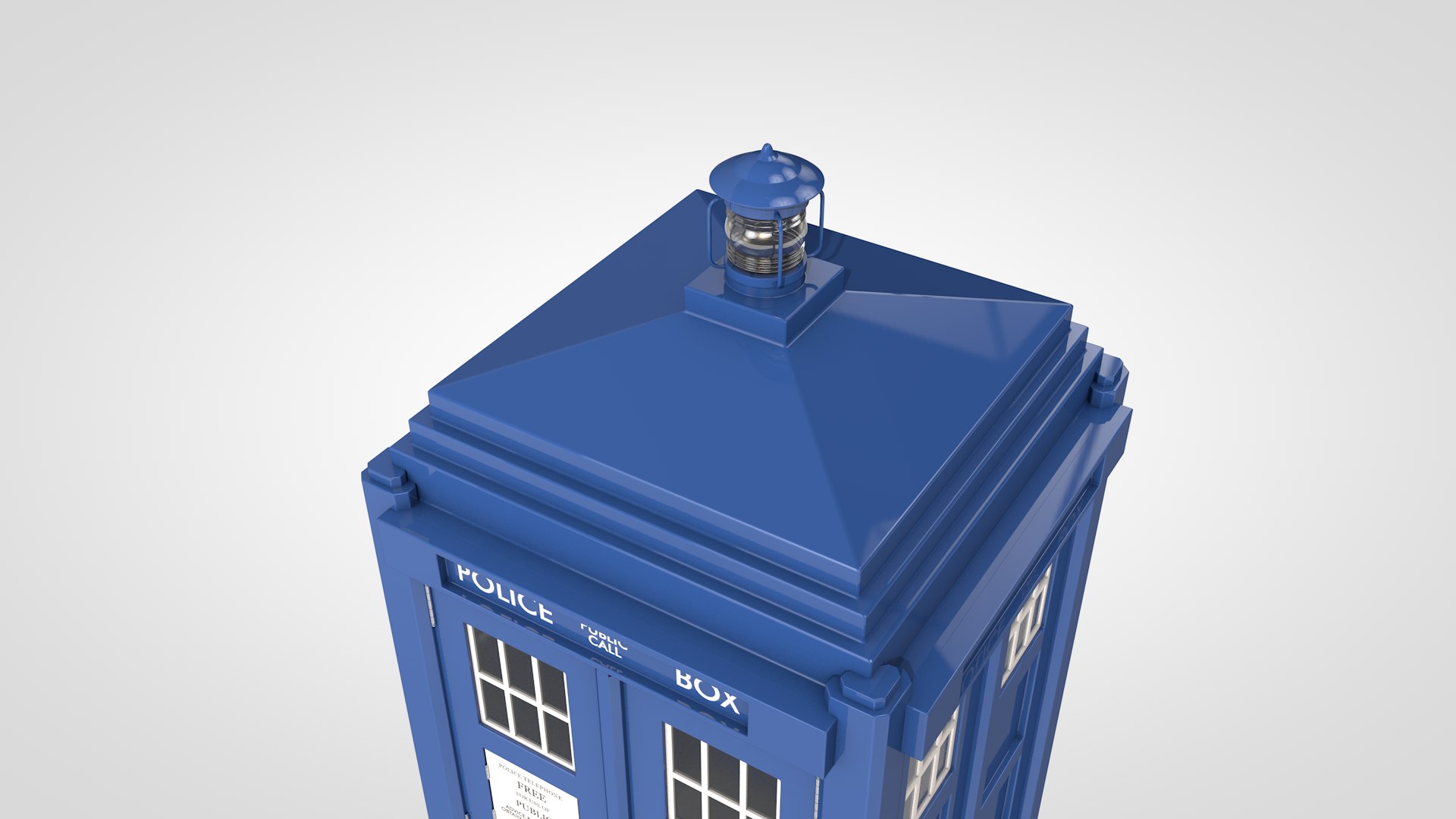 Dr Tardis 3D - TurboSquid 1309181