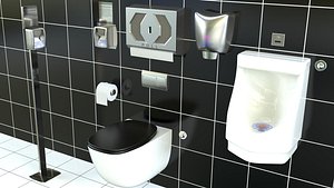 Bathroom Assets 3D model