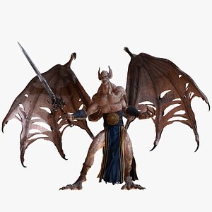Vampire demon monster 3D model
