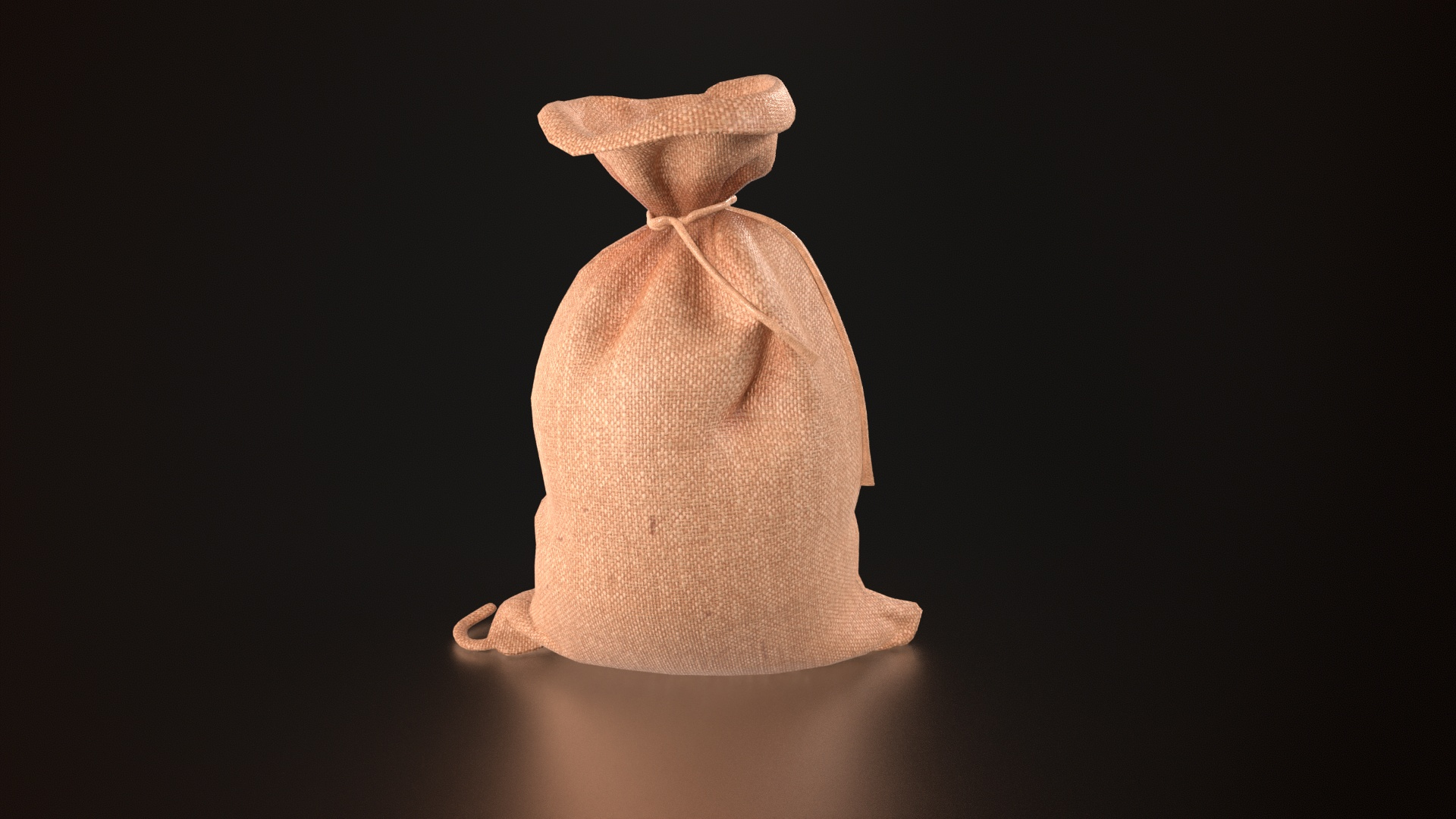 Jute Sack Bag 3D Model TurboSquid 2294618