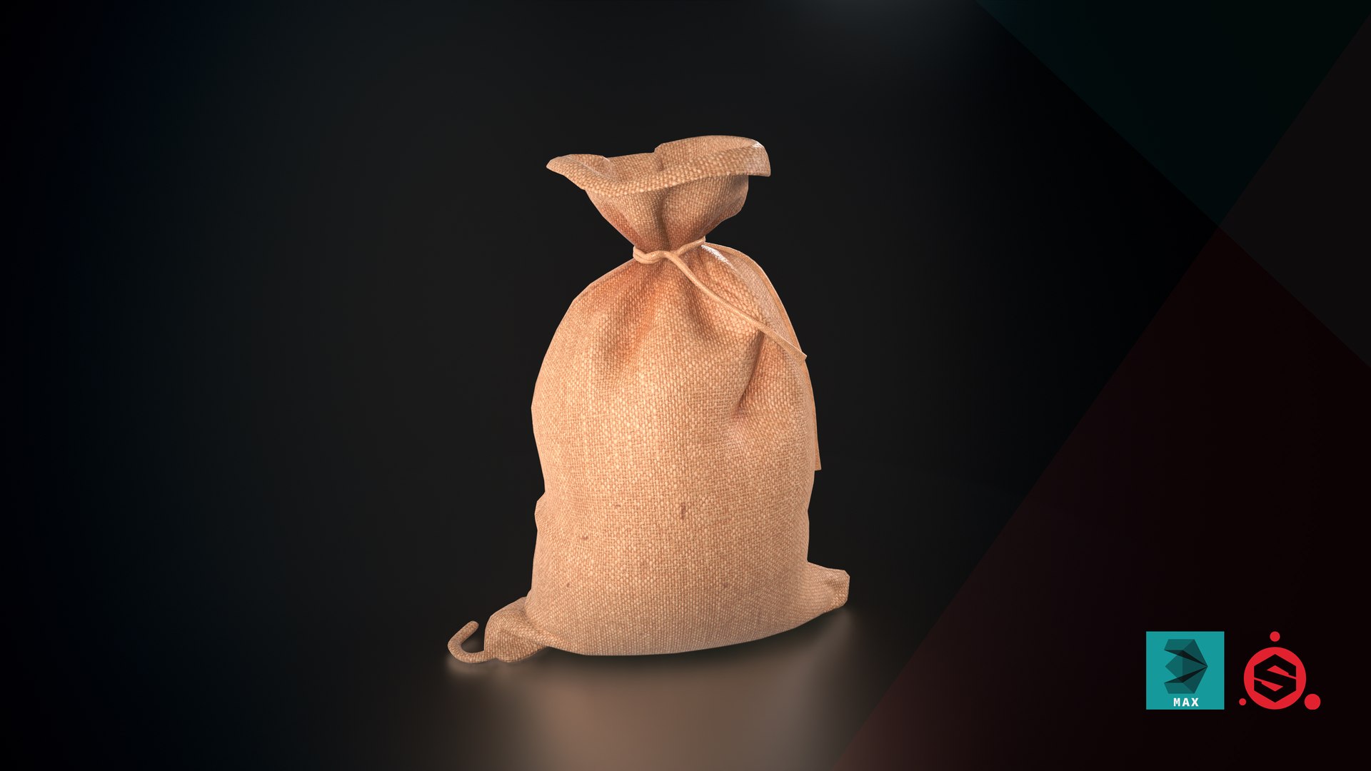 Jute Sack Bag 3D Model TurboSquid 2294618
