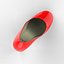 Red High Heel Shoe Woman