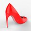 Red High Heel Shoe Woman