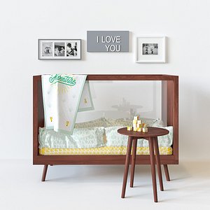 acrylic crib 3d model