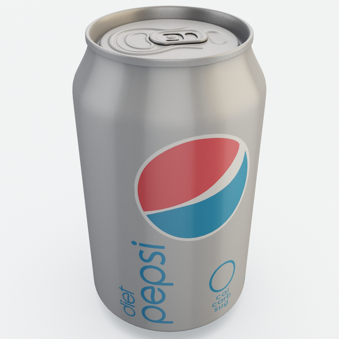 Diet Pepsi 3d Model