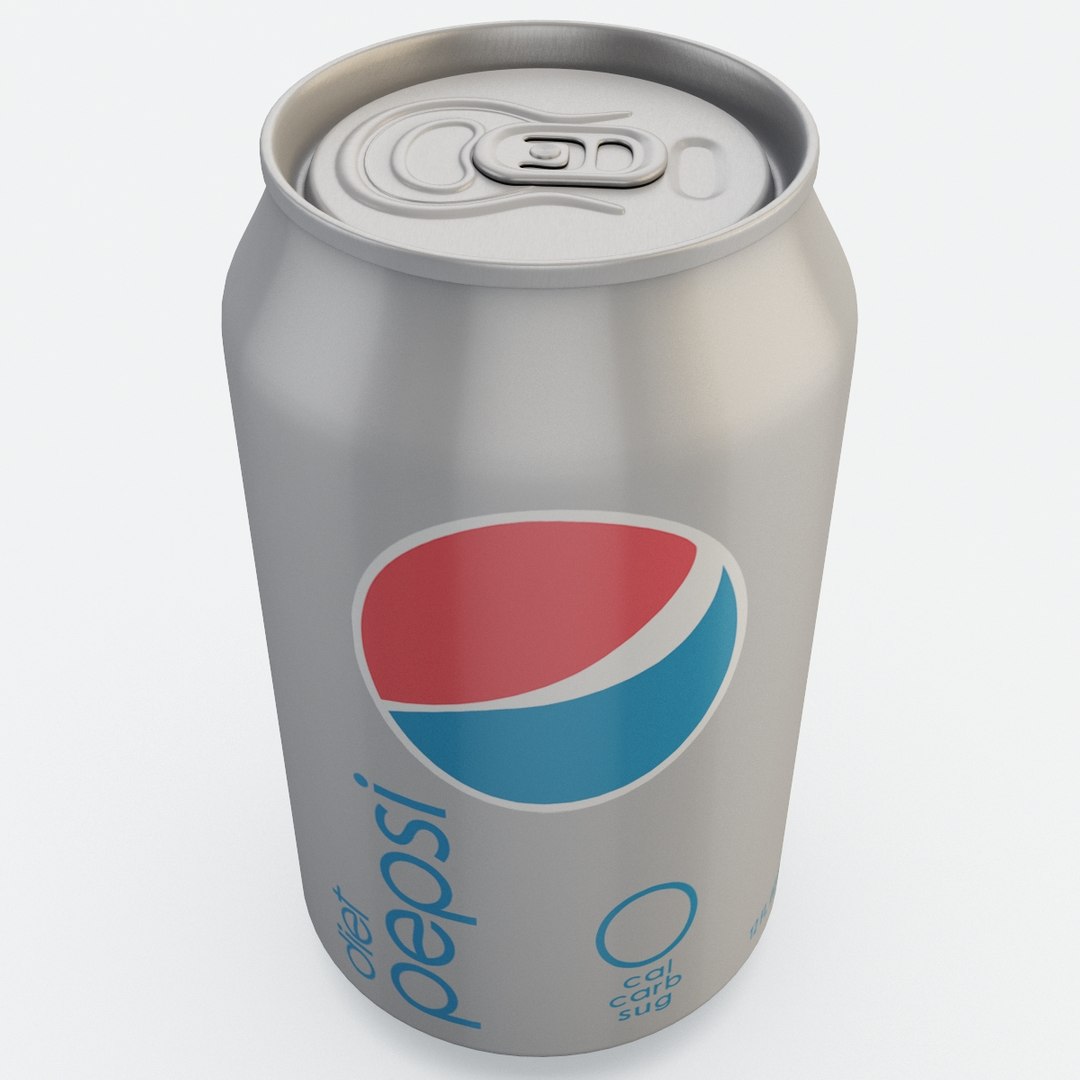 Diet Pepsi 3d Model