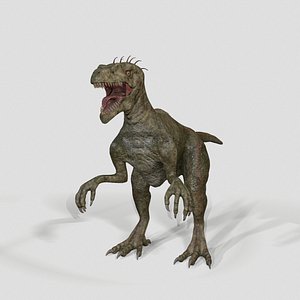 3D Dinosaurs Velociraptor Hybrid 3D modelane model