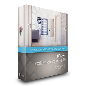 CGAxis Models Volume 79 Doors II C4D