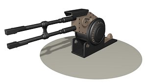 Heavy gun R3 3D model