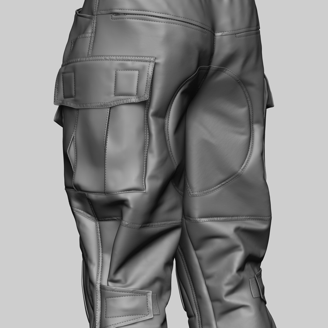 Cargo Pants 3D Model $25 - .obj .ztl - Free3D