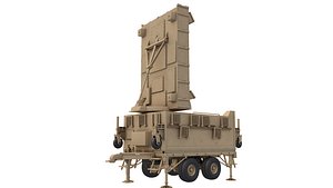 AN TPQ-37 Firefinder Radar 3D