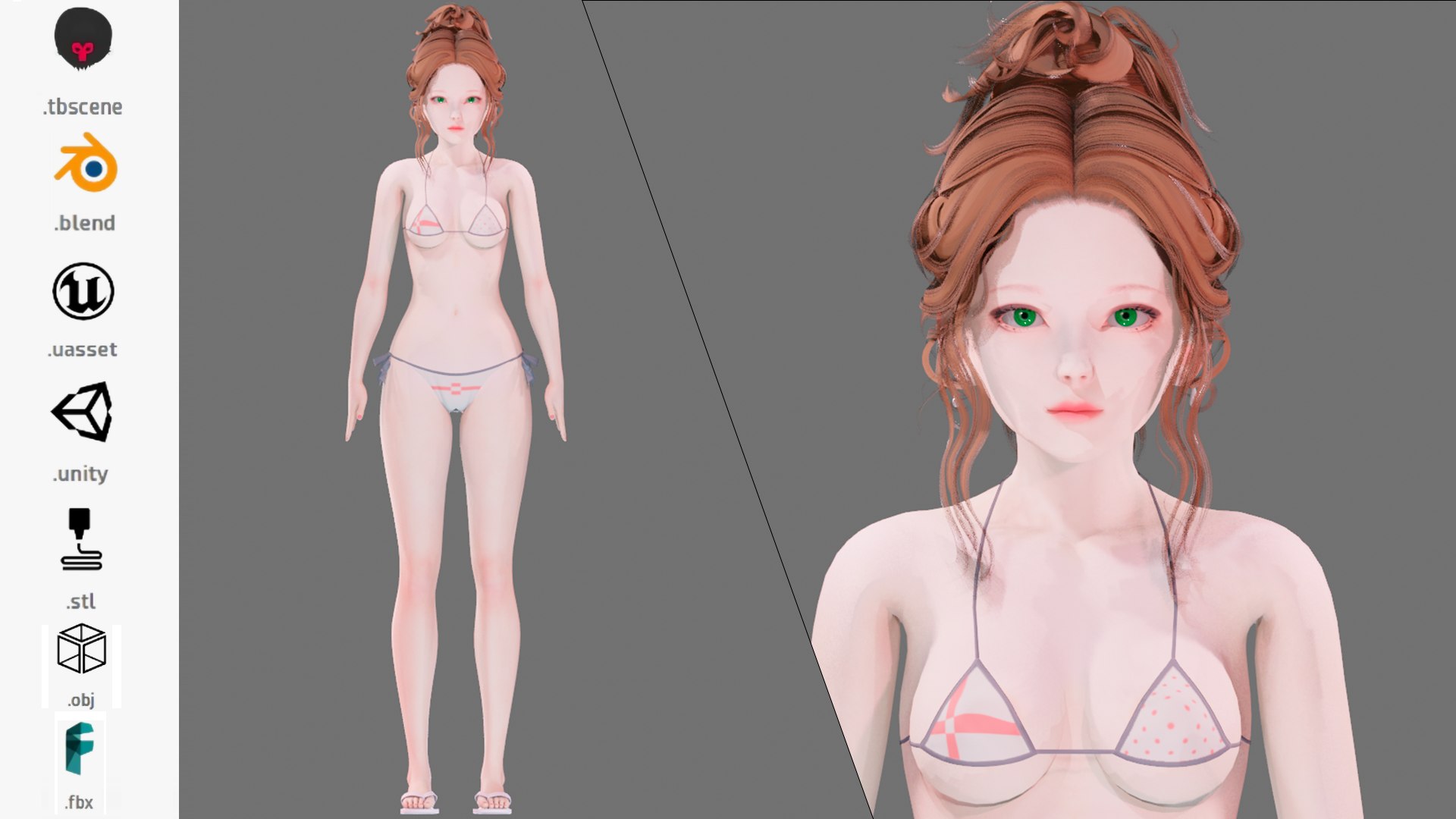 3D Bikini 0014 - UE5 - Unity - Blender - Animated - Realistic Female  - link in description https://p.turbosquid.com/ts-thumb/75/BD2Wbl/ON/1c/png/1737208003/1920x1080/fit_q87/1c2ed0c86c6de0cc1064bfb6ce87b7303a6e1a4b/1c.jpg