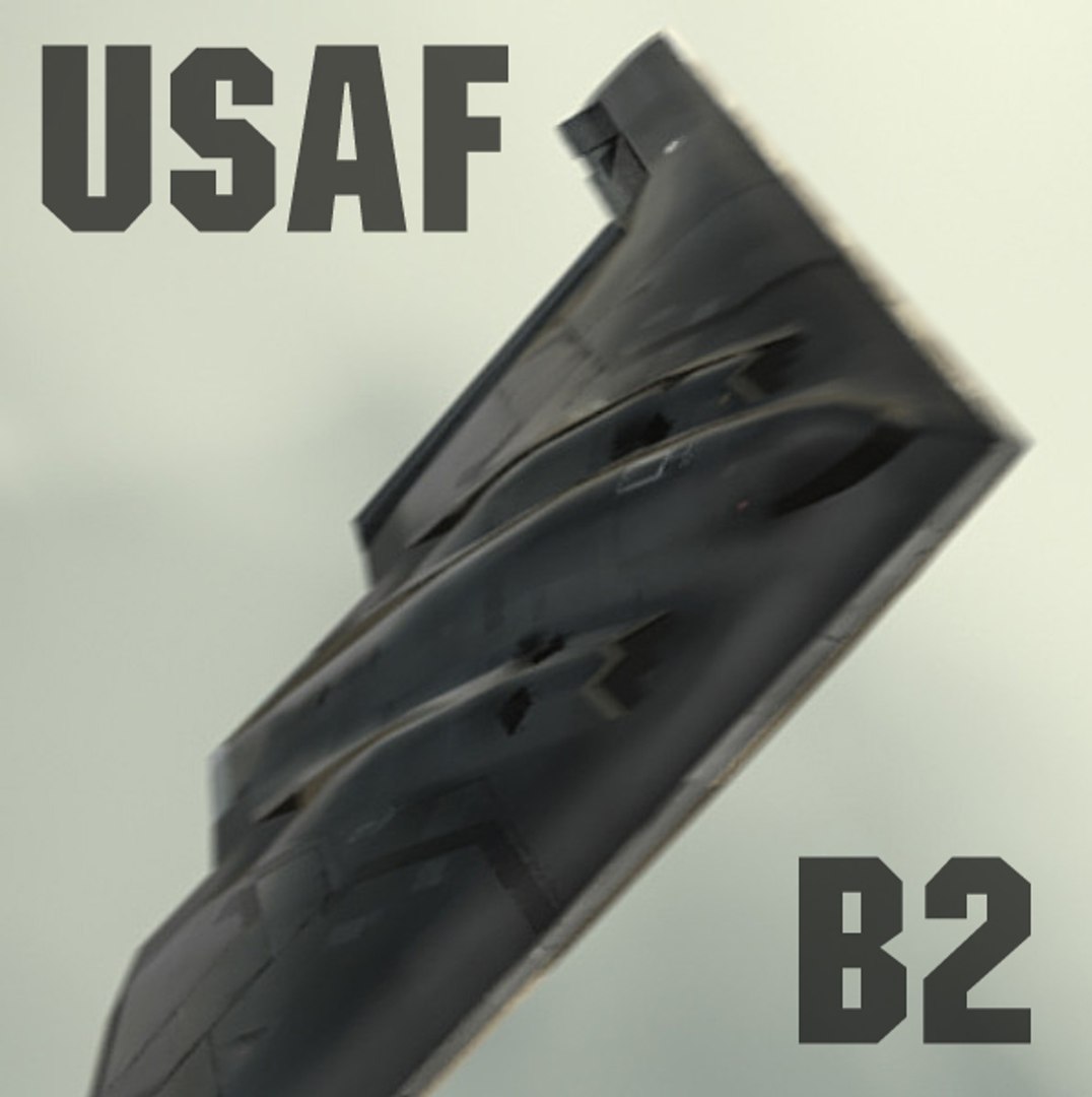 Northrop B-2 Spirit Stealth Bomber 3d Model