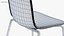 Hal Tube Stackable Chair Black - Modern PBR Interior Chair