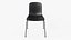 Hal Tube Stackable Chair Black - Modern PBR Interior Chair