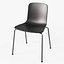 Hal Tube Stackable Chair Black - Modern PBR Interior Chair