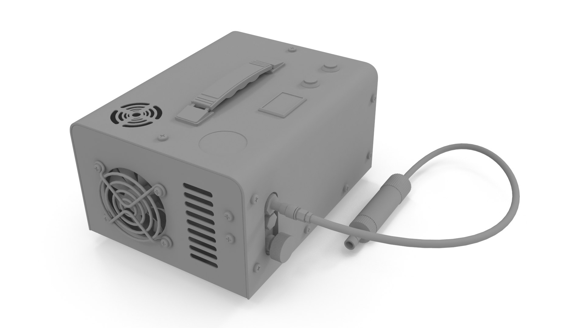 Portable Air Compressor PBR Model - TurboSquid 1769497