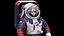 extravehicular xemu nasa spacesuits 3D model